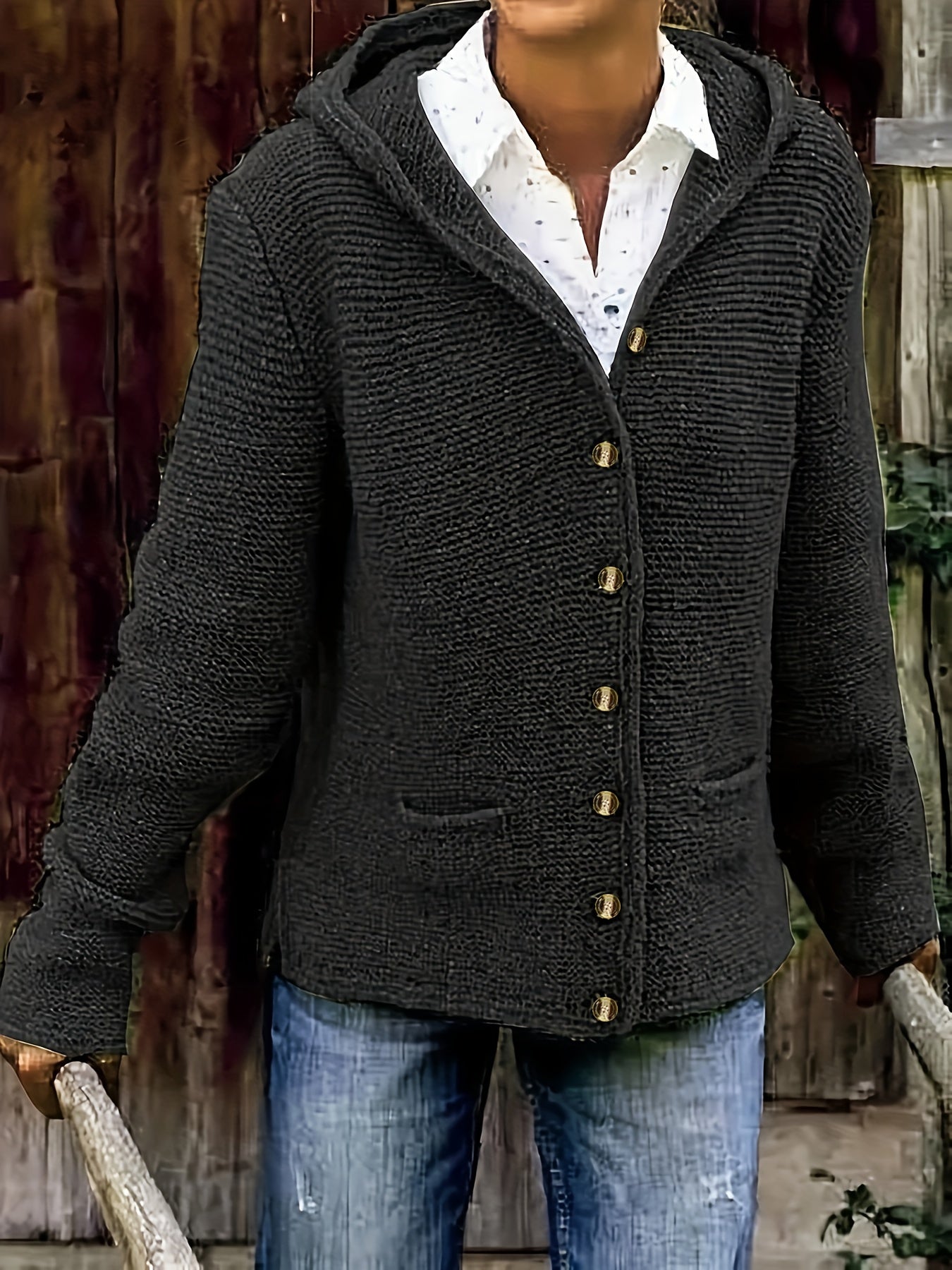 Whare | Wool Cardigan With Buttons