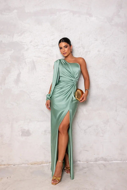 Jamie | Elegant Satin Dress