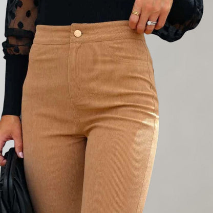 Mabel | Trendy Corduroy Trousers