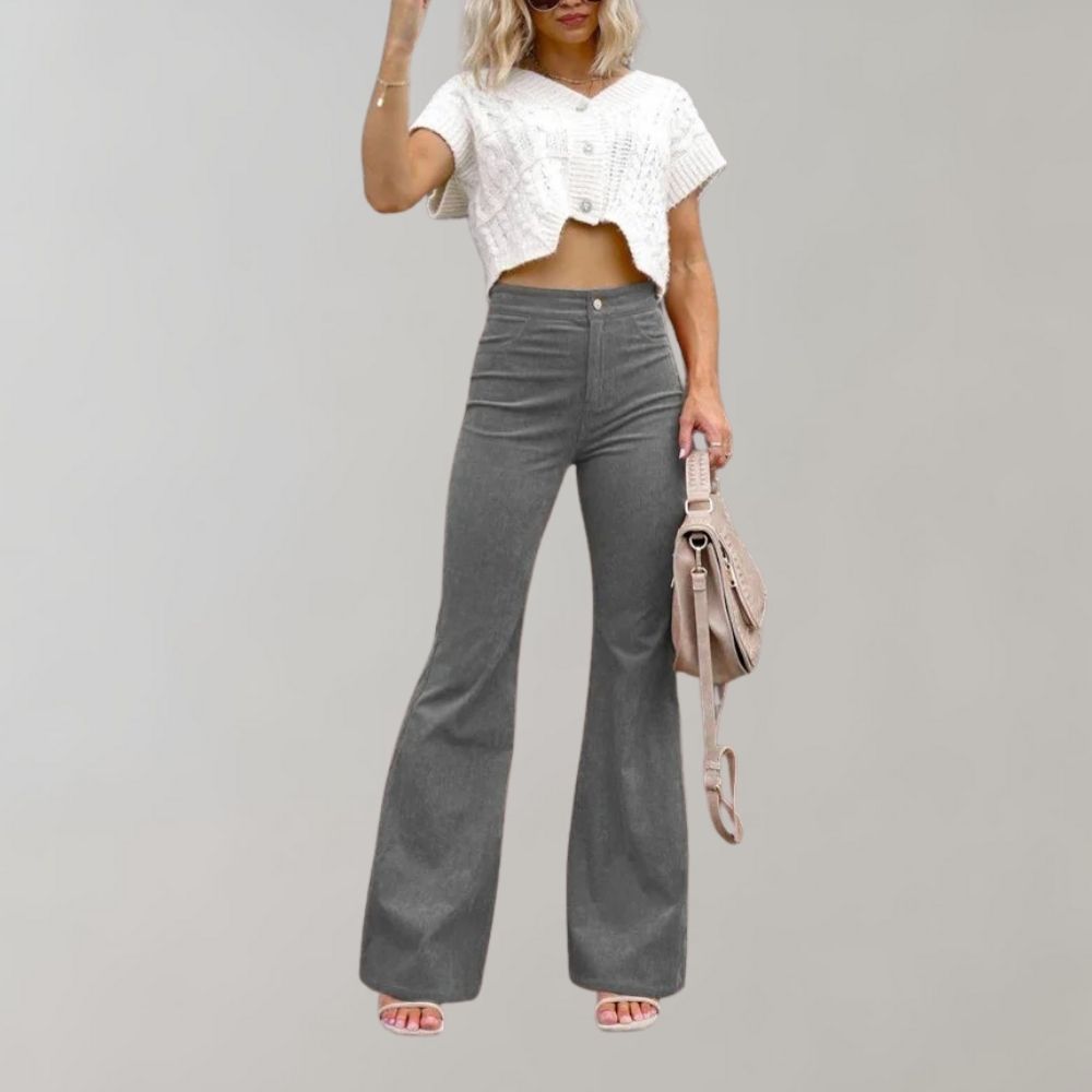 Mabel | Trendy Corduroy Trousers